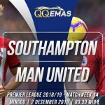 Prediksi Bola Southhampton Vs Man united 2 Desember 2018
