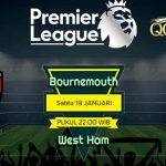 Prediksi Bola Bournemouth Vs West Ham United 19 Januari 2019