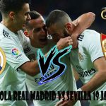 Prediksi Bola Real Madrid vs Sevilla 19 Januari 2019